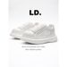 Men's Spring New Thick-Soled Breathable Mesh Casual Shoes, Trendy Versatile Comfortable Sneakers_vogvips.com