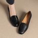 French Retro Soft Leather Loafers For Women, Chunky Slip-On Shoes, 2025 Spring New Low Heel Shallow Mouth Single Shoes_vogvips.com
