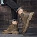 European Warm Series Men' Martin Winter Fleece-Lined Waterproof High-Top Caual Leather Shoe Britih Style Workwear Mid-Top Motorcycle_vogvips.com