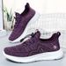 Women's Shoes Women's Casual Shoes Soft Sole Comfortable Single Shoes Middle-aged And Elderly Mother Shoes Flying Woven Breathable Mesh Shoes_vogvips.com