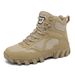 Winter Outdoor Men‘s Hiking Shoes Comfortable Men Boots Warm Leather Climbing Shoes Waterproof Snow Boots Non-slip Ankle Boots_vogvips.com