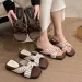 Sandals Women Slides Slippers Insulated Breathable Casual Leisure Arch Support Footwear Luxury Shoes_vogvips.com