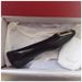 Top Version Buckle For Women Patent Leather Square Toe Single Elephant Gray Flat Heel Versatile Shallow Commuting_vogvips.com