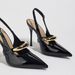 Exclusive For Cross-border Sales, European And American Style 2026 New Fashion Pointed-toe Metal Strap Stiletto Backless_vogvips.com