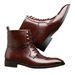 European Warm Series 2025 New Men's Versatile Martin British Style Mid-Top Shoes Fashion Trend Casual Leather Boots_vogvips.com