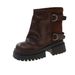 35-42 Large Shoes 41 To 43 Size Wide Fat Feet Sole Martin Women's Autumn And Winter Fashion Thick Heel Short Boots_vogvips.com