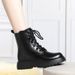 2025 Genuine Leather Winter Fleece-Lined Thick-Soled Martin Short Thickened Wool Cotton Sheepskin Snow Boots Women's_vogvips.com