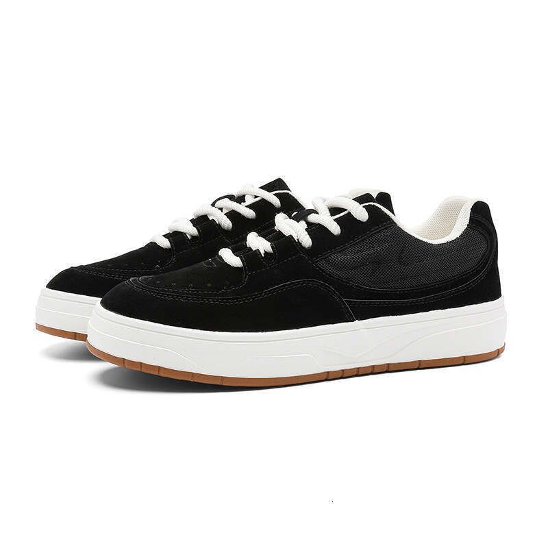 Suede Black Versatile Basic Style Student Cloth Spring Autumn New Men's Casual Shoes_vogvips.com