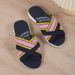 Summer Women's Knit Wedge Sandals - Cross Strap Slip-On With Round Toe & Wide Width Options_vogvips.com