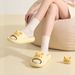 Cartoon Cat Children's Slippers For Girls, Home Use, Parent-child Slippers, Summer Indoor Bathroom Bathing Sandals, Couple's Slippers_vogvips.com