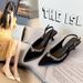 8852-10 New Pointed Backless High Single Thin Heel Rhinestone Closed Toe Sandals Plus Size Wide Women's Shoes_vogvips.com