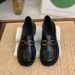 First Layer Cowhide Leather Small Leather Shoes Soft Sole One Pedal Loafers Women's Shoes Flat Single Shoes_vogvips.com