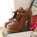 New Summer High-Heeled Women's For Cross-Border E-commerce, College Retro Bowknot Thick-Soled Chunky Heel Strap-On Large_vogvips.com