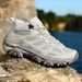 Hiking Shoes Men Outdoor Comfortable Lace-up Anti-slip Wear-resistant Men Low-top Men Shoes Breathable Casual Sports Shoes Men_vogvips.com