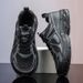 Men's Wide Fit Running Shoes For High Instep & Broad Feet - Breathable Mesh & Leather Sports Sneakers With Cushioned EVA Sole_vogvips.com