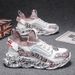 Men's Big Size Lightweight Running Shoes With Cushioning, Breathable Mesh & EVA Sole, Comfortable Dad Sneakers For Teens & Adults_vogvips.com