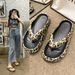 Women's Flip-Flops Outdoor Wear, Summer New Thick-Soled Fashion Leopard Print Fairy Style Sandals For Women_vogvips.com