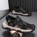 Men's Closed-Toe Sandals Summer Casual Beach Shoes, Comfortable And Non-Slip For Men, Middle-Aged And Elderly Shoes, Lar_vogvips.com