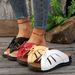 Women's Shoes New Roman Slippers For Women With Wedge Heels And Thick Soles Ladies' Sandals With Bowknot Decoration Light Shoes Large Size Shoes_vogvips.com