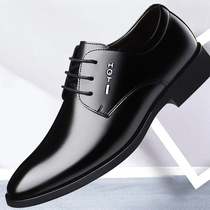 Cost performance Dress 2024 Summer Social Fashion Elegant Formal Wedding Shoes Men's Set Office Oxford Shoe Men_vogvips.com