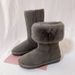 5815 Sheepskin Integrated Snow For Women Winter Warm Long Boots Thickened Wool Women's Tube High Top Cotton Shoes_vogvips.com
