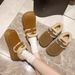 Women's Slip On Thick Soled Plush And Thickened Small Height Enhancing Warm Cotton Shoes_vogvips.com