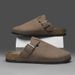 Unisex Comfortable Non-Slip Closed Toe Slippers plus Size Roman Sandals Couple's Cork Slippers Trendy Lazy Shoes Wholesale_vogvips.com