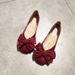 Flat Bottom Square Head Single Shoes Women's Shallow Mouth Sweet Big Bow Grandma Shoes Soft Sole Comfortable Small Red Shoes_vogvips.com