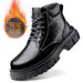 European Warm Series Men's Martin High Top Autumn Winter Fleece Lined Warm Outdoor Casual Versatile British Style Shoes Work Snow Genuine_vogvips.com