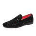 New Fashion Black Business Casual Daily Black Simple Matte Office Men's Shoes One Foot Pedaling Foot Brown Banquet Dress Leather Sh_vogvips.com