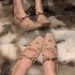 Women's Square Toe High Heels Chunky Heel Single Strap Bow Mary Jane Shoes Spring Summer Fashion Footwear_vogvips.com