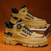 Men's Autumn High-Top Casual Sports Shoes With Thick Soles For Height Increase, Slip Resistance, Outdoor Workwear-Style_vogvips.com