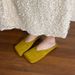Velvet Slip-On Mules For Women - Square Toe Soft Sole Loafers, Casual Comfortable House Shoes For Spring & Fall_vogvips.com