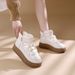 High-top Snow Boots Winter Fleece Lined Thickened 202 New Style Outdoor Warm Non-slip Short Cotton Shoes For Women_vogvips.com
