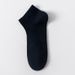 Men's Cotton Socks Spring And Summer Thin Sweat Absorbing Short Tube Mesh Antibacterial Deodorizing Cotton Socks Breathable Black Spring And Autumn_vogvips.com