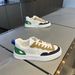 Summer New Trendy Men's White Leather Patchwork Lightweight Breathable Versatile Shoes With Rubber Sole Shock Absorption_vogvips.com