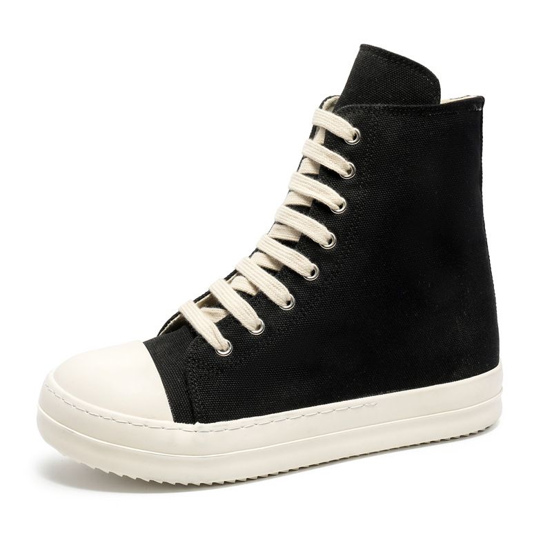 2025 Spring And Summer New Canvas High-top Men's Korean Tide Board Men's Breathable Shoes Versatile Leisure Daily_vogvips.com