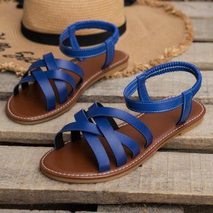 New Women's Flat Shoes Casual Rubber Sandals_vogvips.com