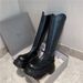 Women's Martin Autumn Winter Fleece Lined Thick Sole Platform Slimming Stretch Over-the-Knee Long Motorcycle Rider Boots_vogvips.com
