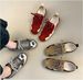 Retro Color-blocking Flat Training Shoes For Women, Comfortable, Light, Casual And Sporty Forrest Gump Shoes_vogvips.com