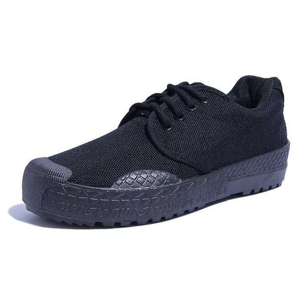 Unisex Camouflage Work Shoes Rubber Military Training Low Top Non-Slip Labor Footwear for Construction Site_vogvips.com