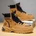 Autumn Men's High-Top Martin Boots, British Retro Thick-Soled Durable Work Shoes, Casual Outdoor Short Boots_vogvips.com