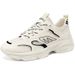 Summer 2025 New Breathable Mesh Sports Men's Trend Versatile Thick Sole Casual Running Dad Shoes_vogvips.com