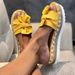 Summer And New Style Shoes Flat Heel Thick Sole Hemp Rope Large Size Women's_vogvips.com
