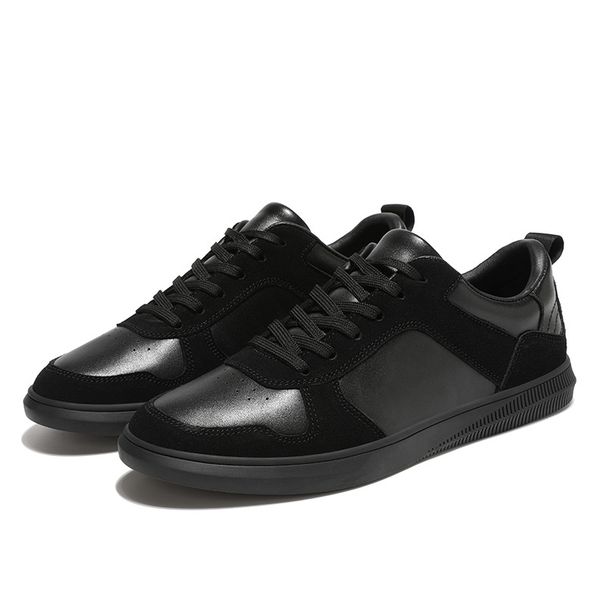 Men's Shoes Breathable Men's Small Sports Casual White Shoes Leather Shoes Walking Board Shoes_vogvips.com