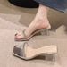 French-style Transparent Large-size Chunky Heel Sandals For Women, 2026 Summer New Fairy-style High-heeled Slippers,_vogvips.com