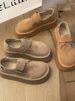 Retro Burken Women's 25 Spring New Single Shoe Thick-soled, Height-increasing Soft Sole_vogvips.com