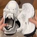 Chunky Sneakers High Appearance Thick Non-Slip Casual 2026 Spring Autumn Lightweight Soft Sole Sports Shoes For Women_vogvips.com