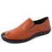 Men's Casual Shoes Doudou Layer Leather Shoes Men's Shoes Casual Shoes_vogvips.com