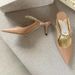 Rhinestone Patent Leather Version Pointed Toe Single Shoes Inlaid High Heel Half Mules Flat Sandals For Women_vogvips.com